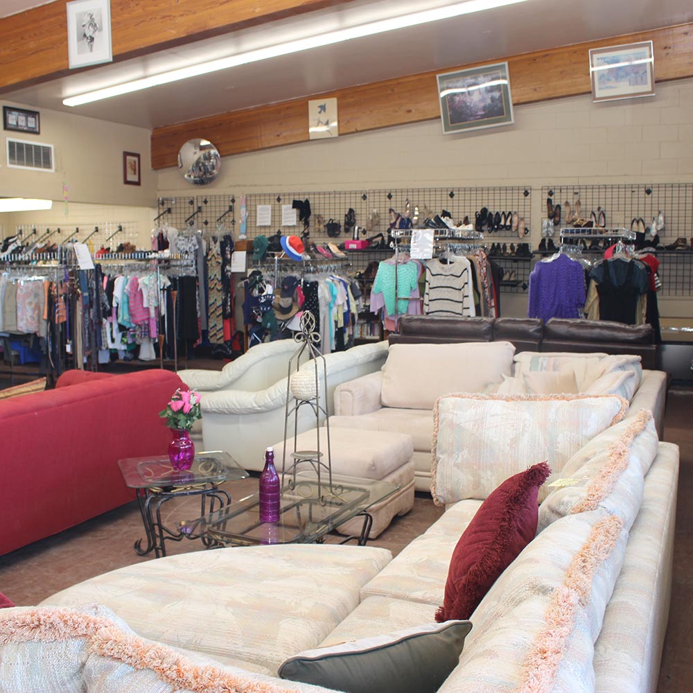 Selection of items available at CVRM's New Life Resale Boutique
