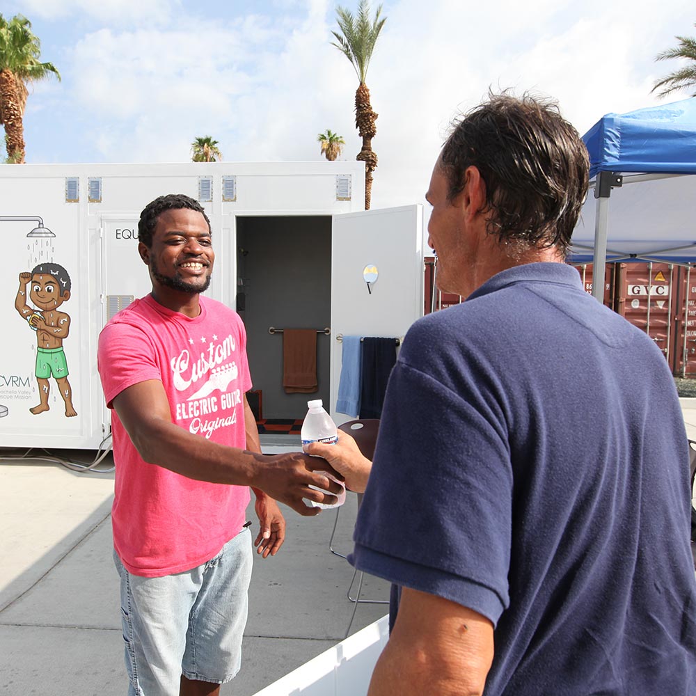 Person receiving help from CVRM