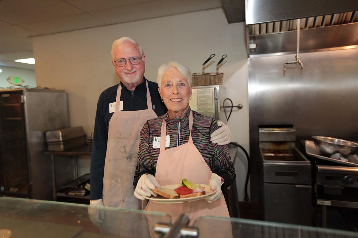 People volunteering at CVRM