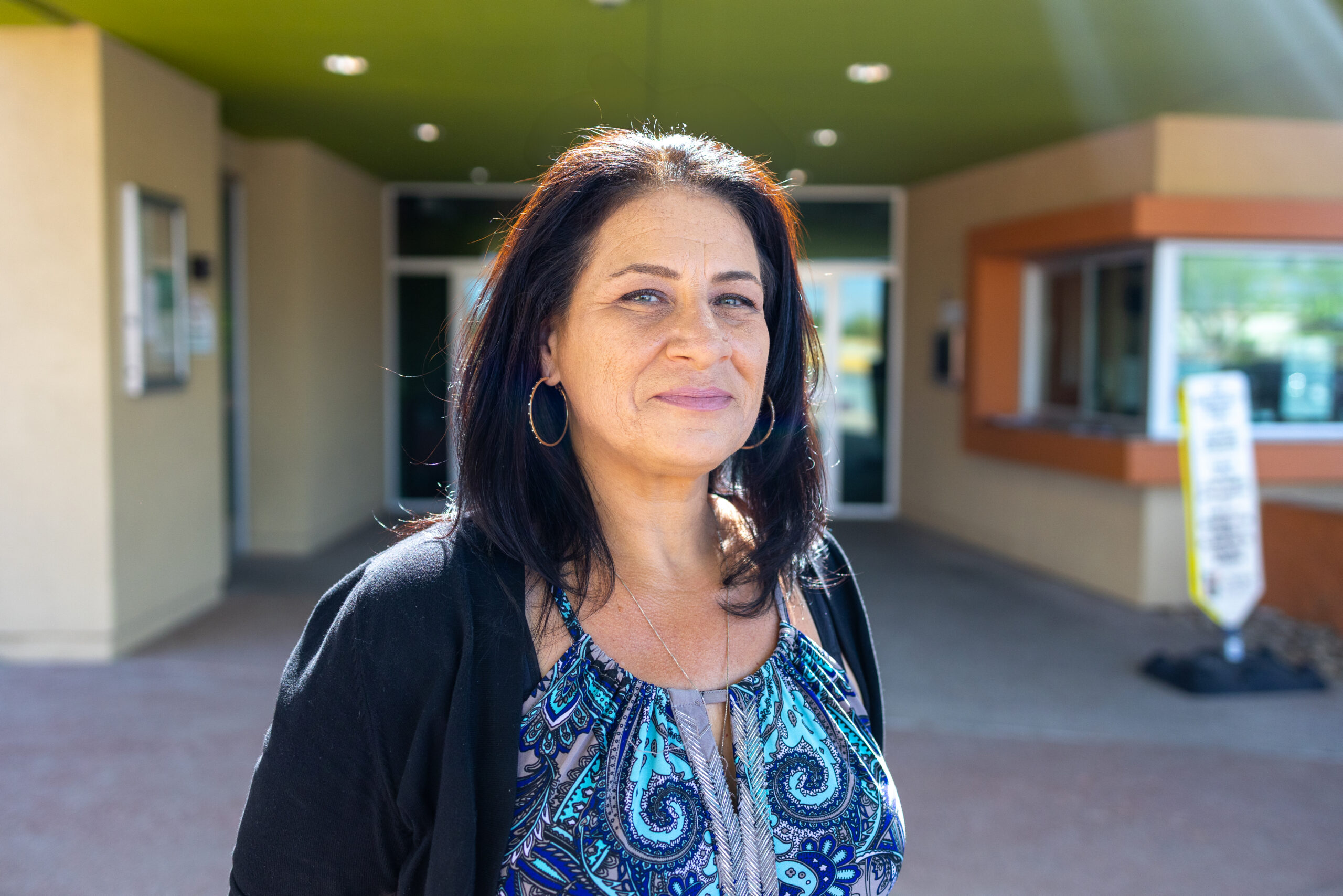 Anissa Martinez Photo in from of Coachella Valley Rescue Mission | Success Story