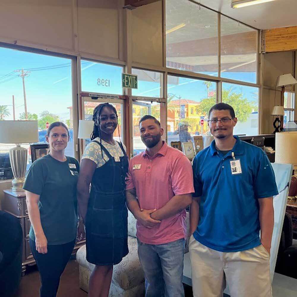 Volunteers inside CVRM Boutique