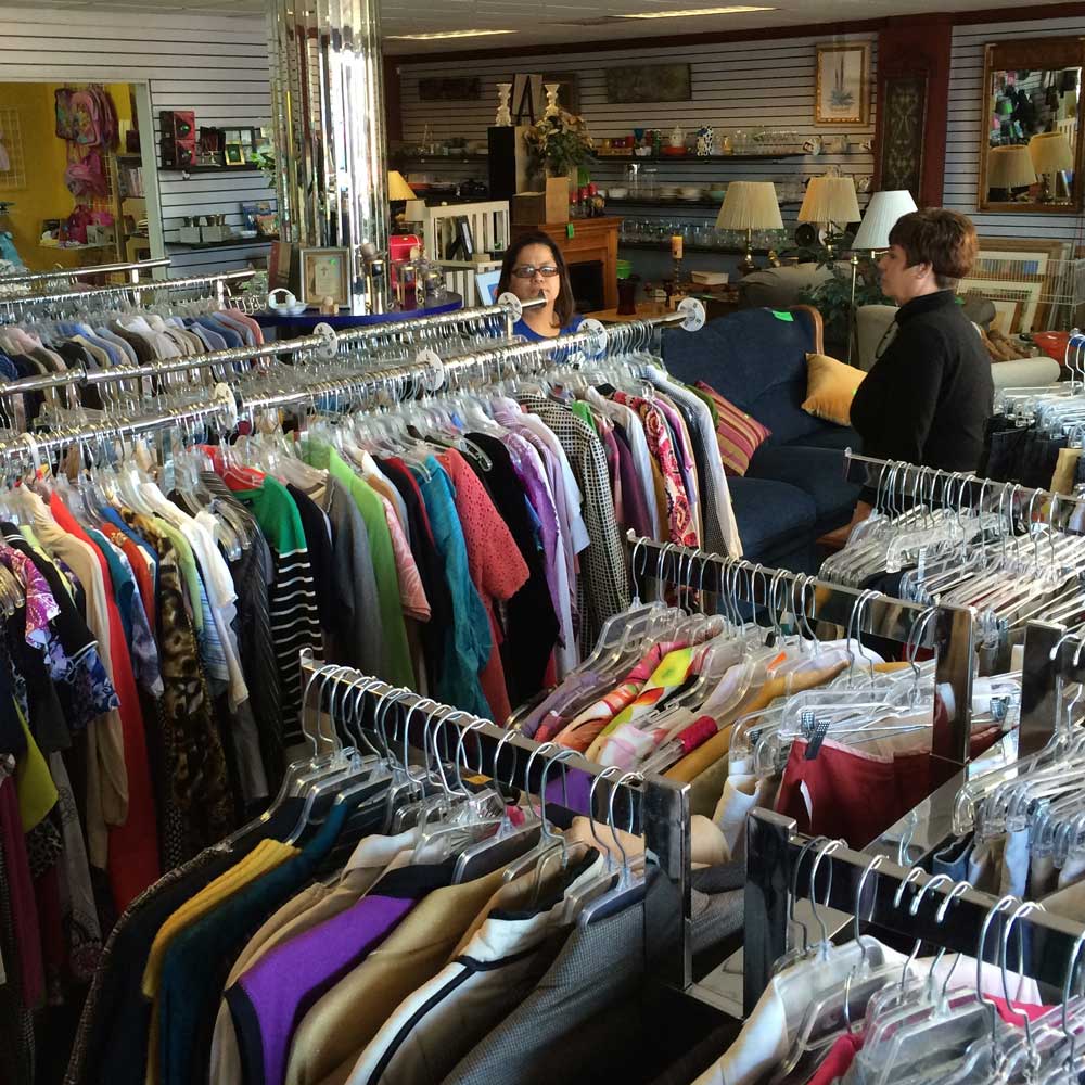 New Life Resale Boutique clothing racks
