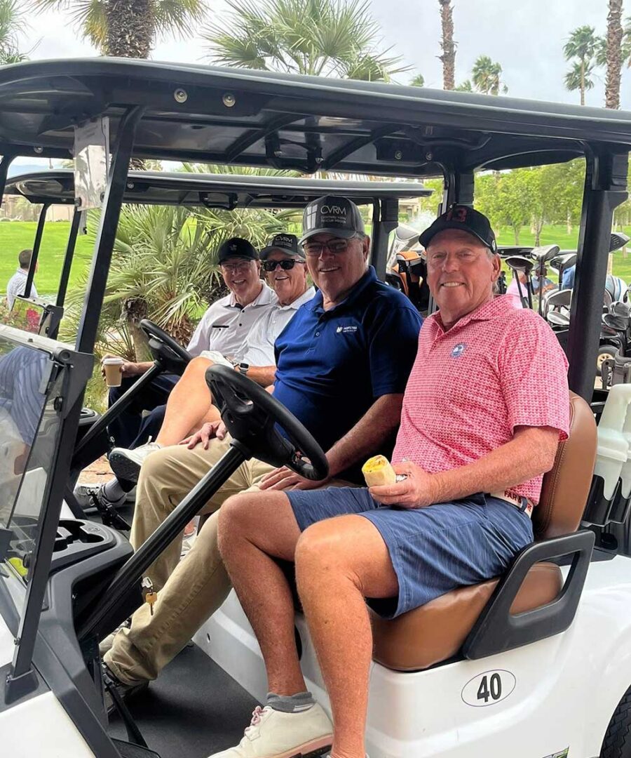 Golfers participating in CVRM's annual golf tournament